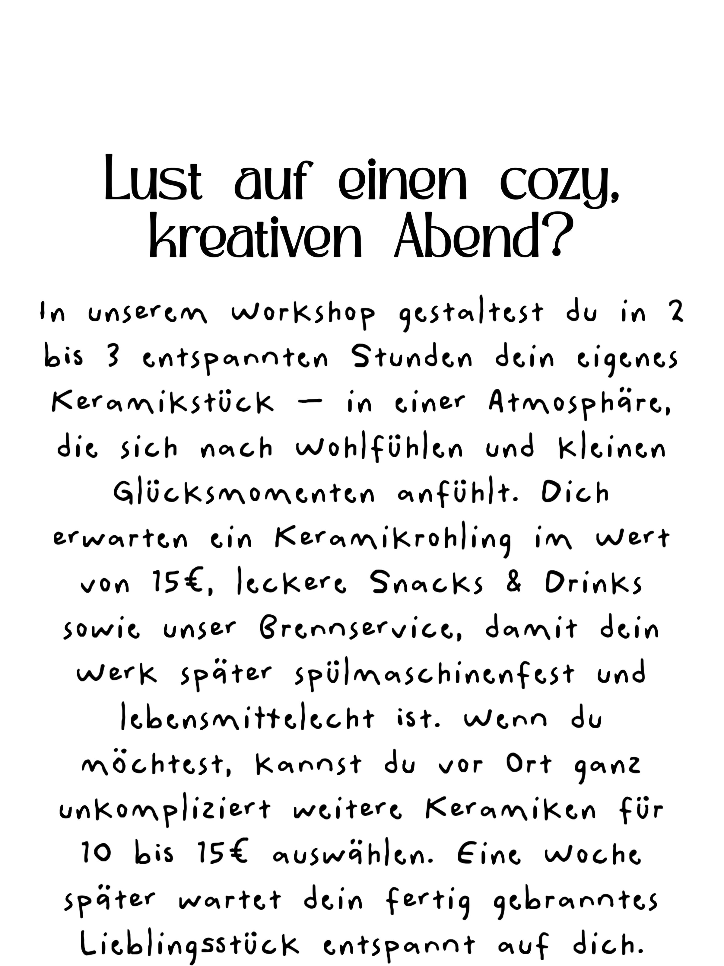 WORKSHOP: CREATE & PAINT KERAMIK BEMALEN