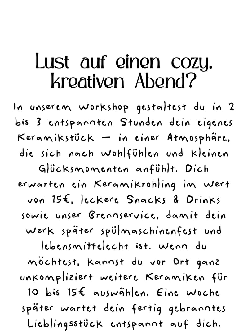 WORKSHOP: CREATE & PAINT KERAMIK BEMALEN