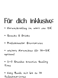 WORKSHOP: CREATE & PAINT KERAMIK BEMALEN