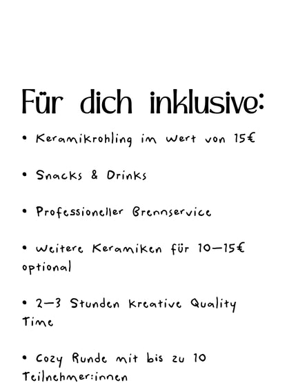 WORKSHOP: CREATE & PAINT KERAMIK BEMALEN