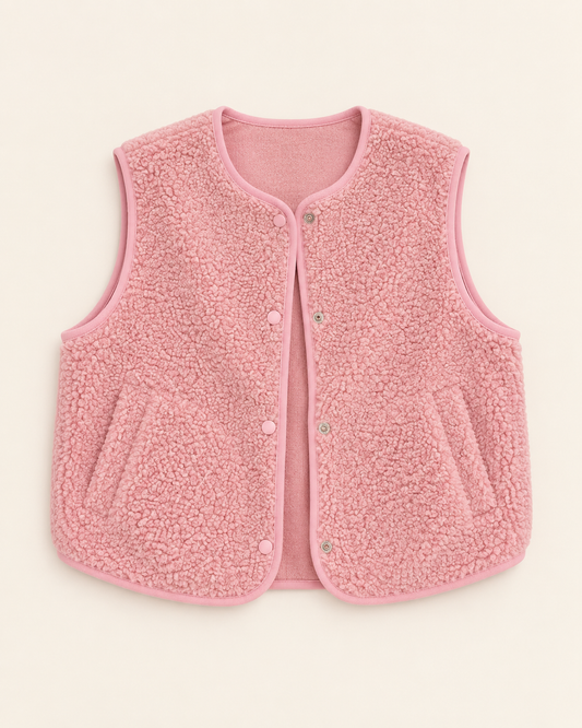 Blush Cloud Teddyweste