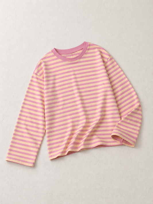 Pink Vanilla Stripe Longsleeve