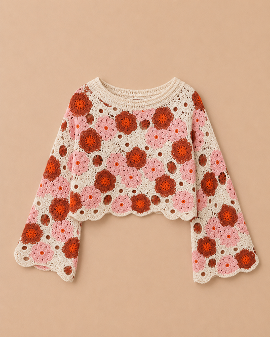 Flower Fields Pullover