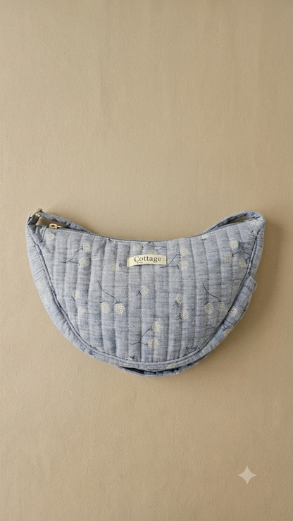 Halfmoon Bag -Little Roses