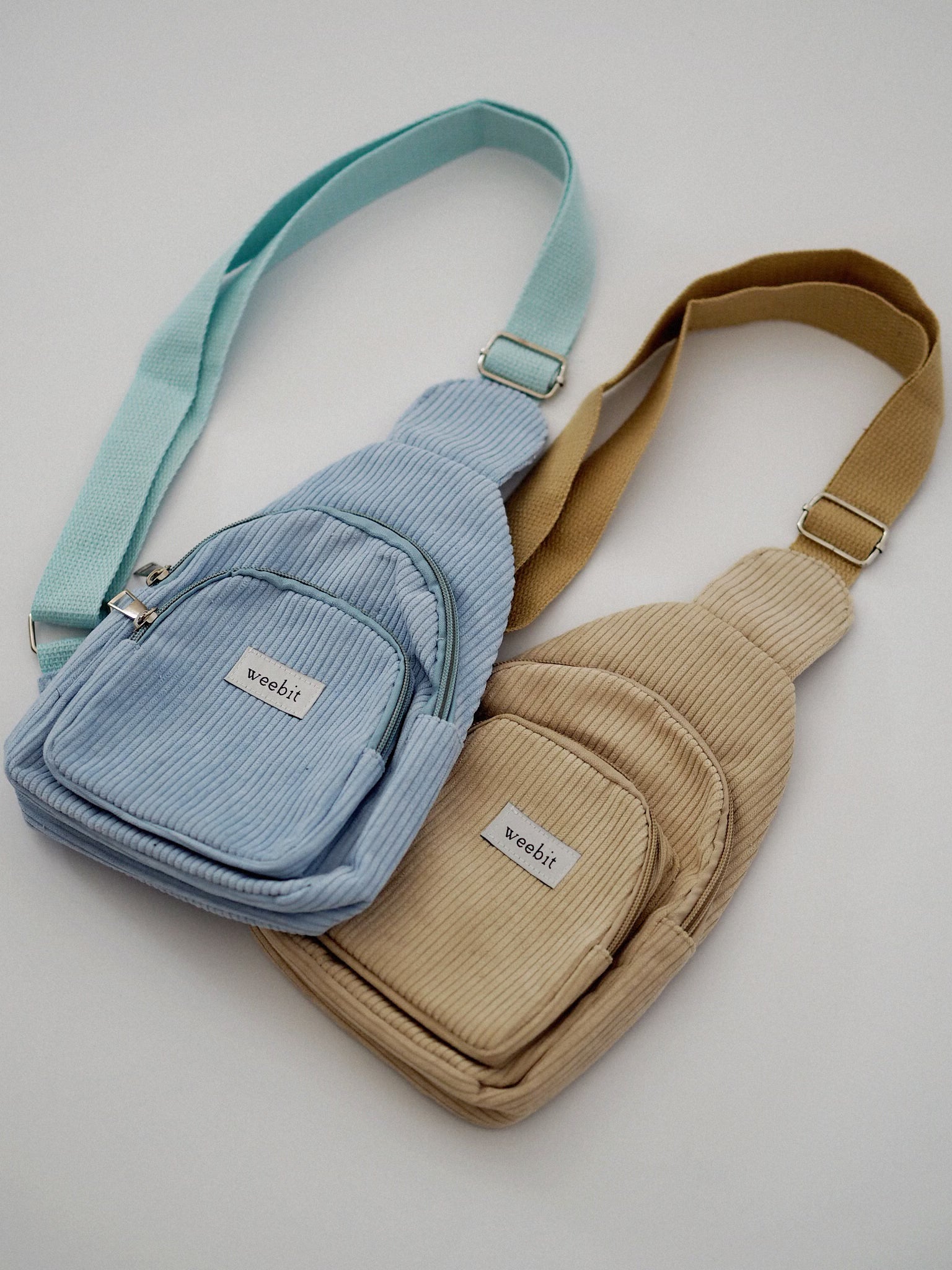 BASIC CORD BAG HELLBLAU