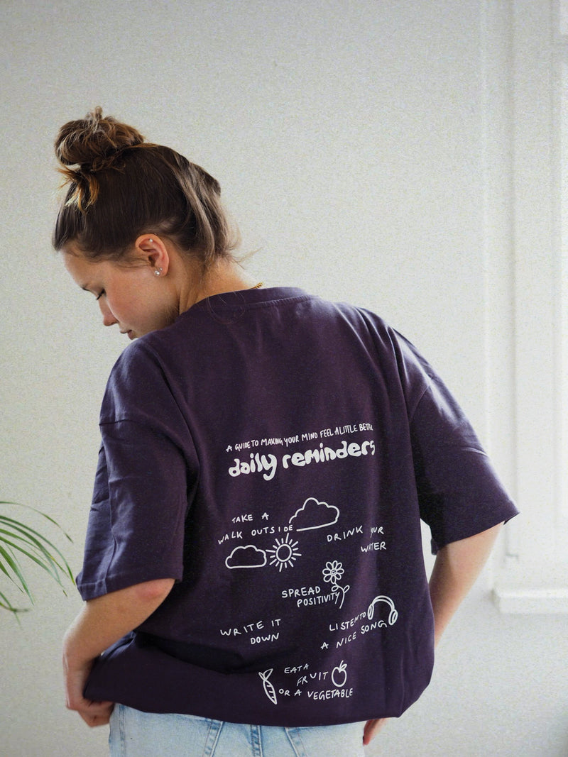 UNISEX OVERSIZE SHIRT | PURPLENIGHT LITTLE REMINDERS