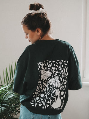 UNISEX OVERSIZE SHIRT | FLOWER FOX