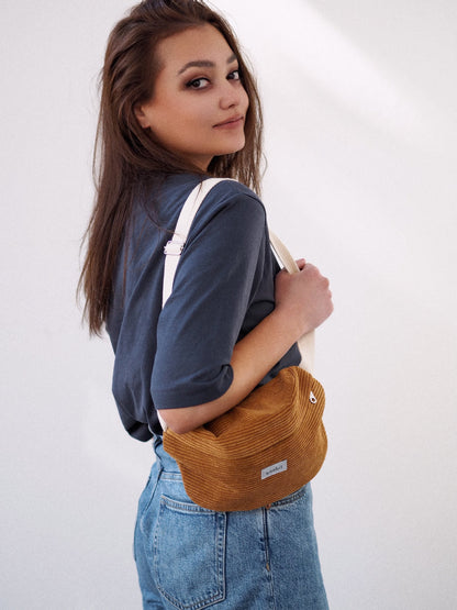 CORD BUMBAG GOLDBRAUN