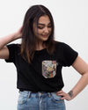 OVERSIZE POCKET SHIRT | FLORAL BLACK
