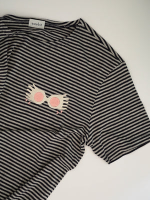 WIH | LOVE | STRIPE OVERSIZE SHIRT